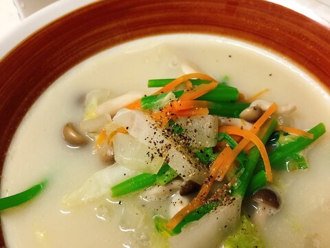 ★アーモンドミルクスープ★ヘルシー、栄養満点